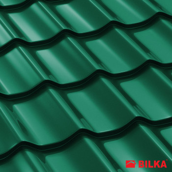 Tigla metalica Bilka Clasic 35 Ral 6005 lucios 0.5mm